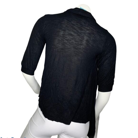 HIP Happening In The Present S open cardigan black - Picture 3 of 6